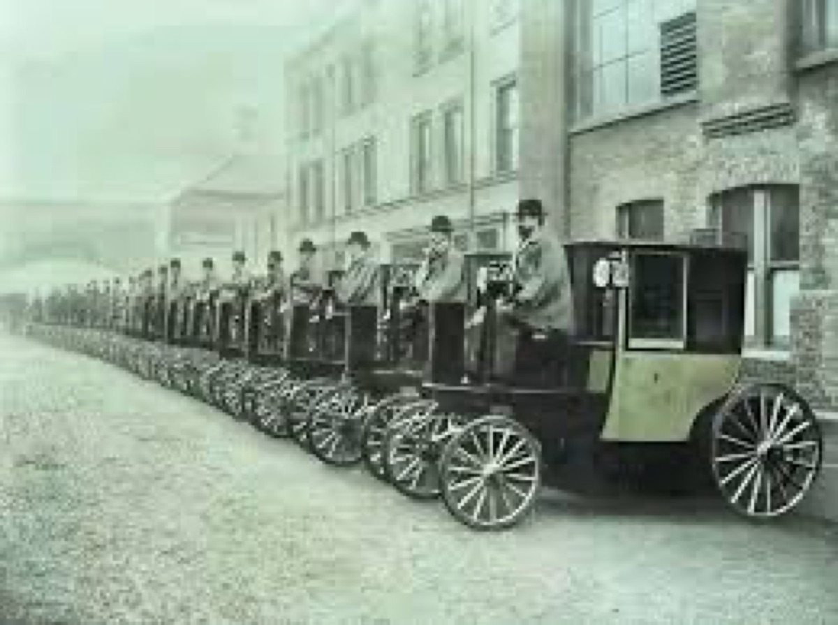 Walter Bersey's London electric 'Hummingbird' cabs