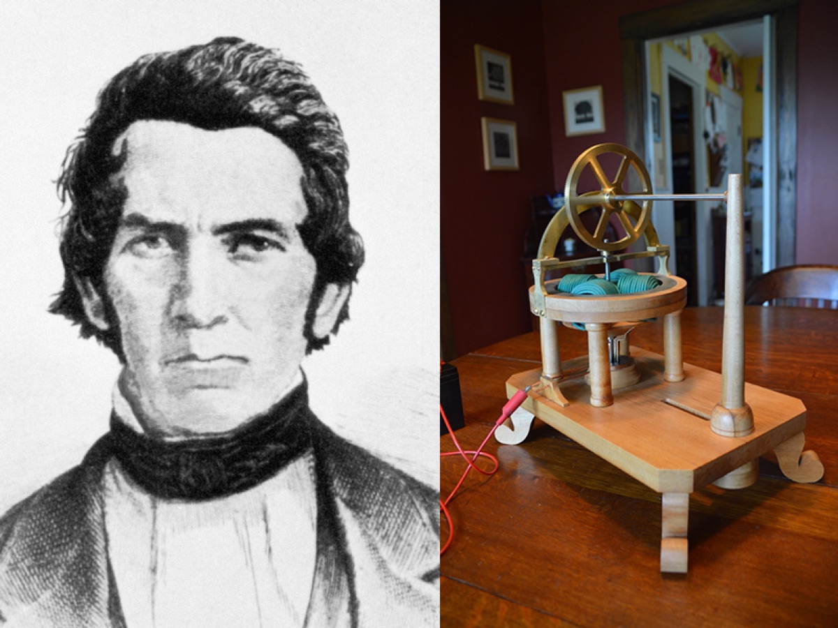Thomas Davenport's 1834 electric vehicle