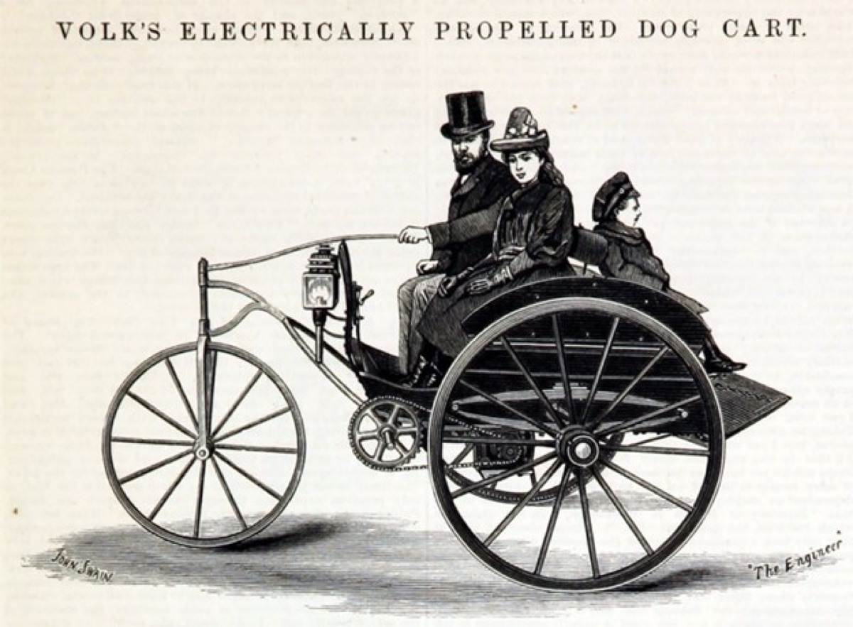 Magnus Volk's 1887 electric dog-cart