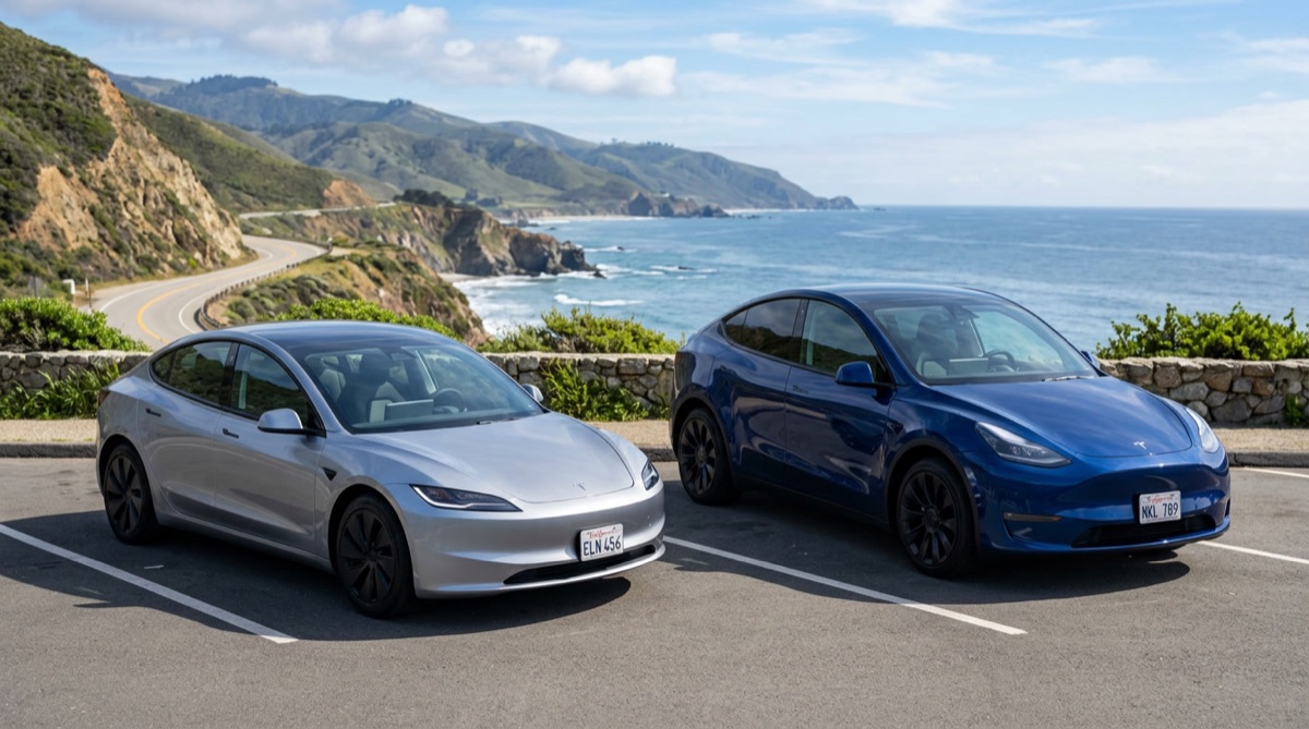 Tesla Model 3 and Model Y