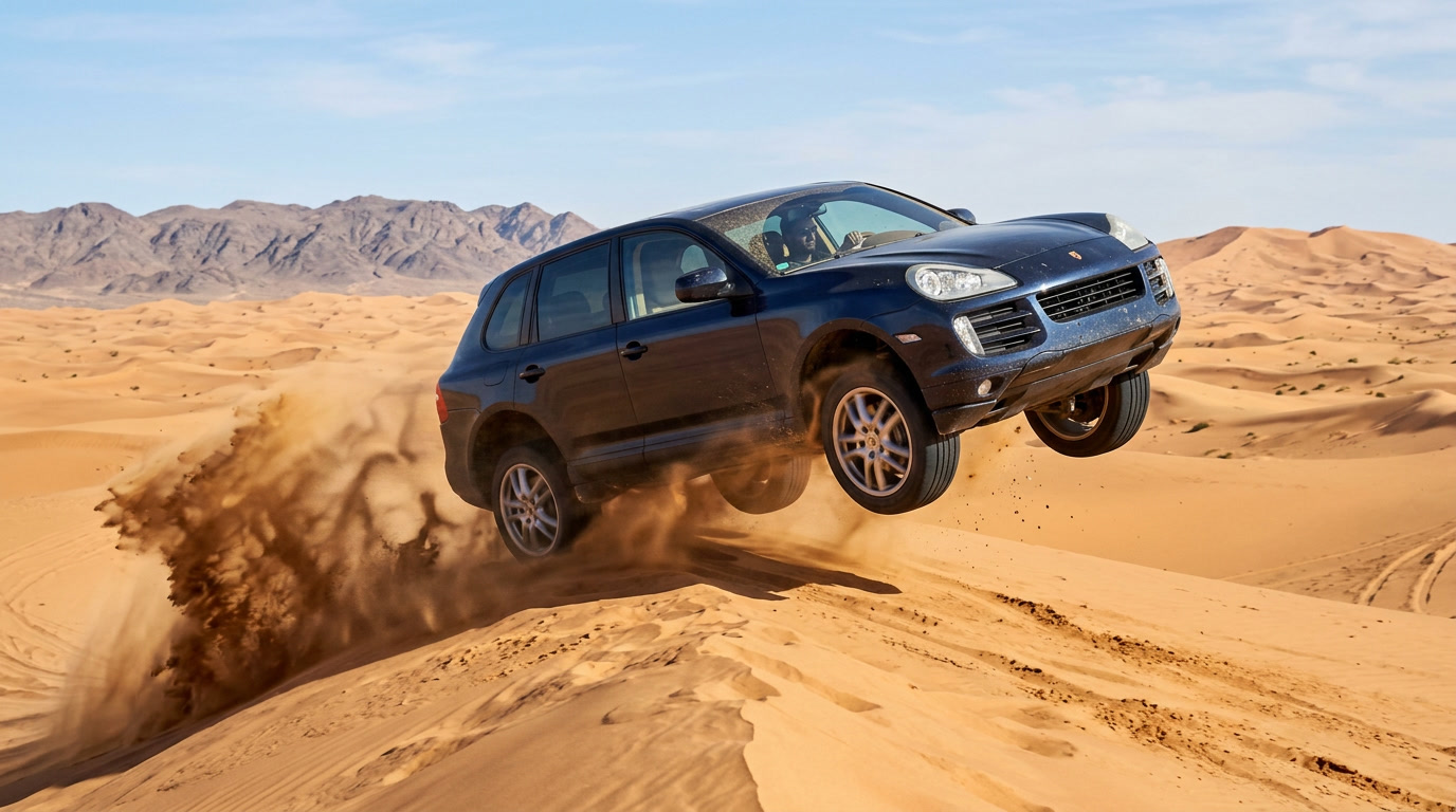 First generation Porsche Cayenne facelift