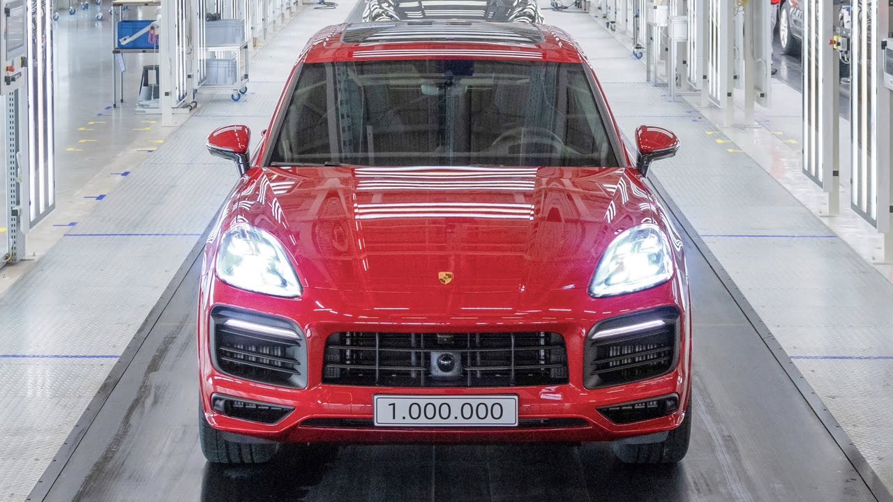 The one millionth Porsche Cayenne — GTS in Carmine Red
