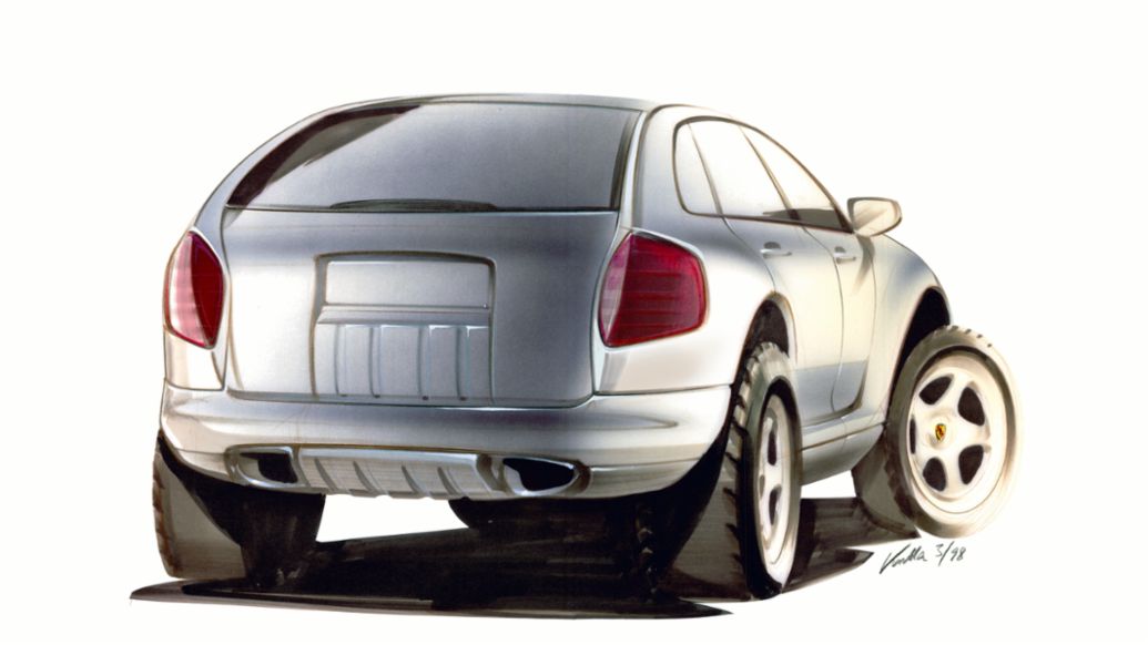 Porsche Cayenne Project Colorado sketch