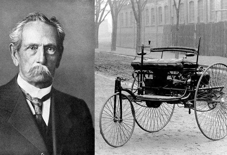 Carl Benz and his Motorwagen