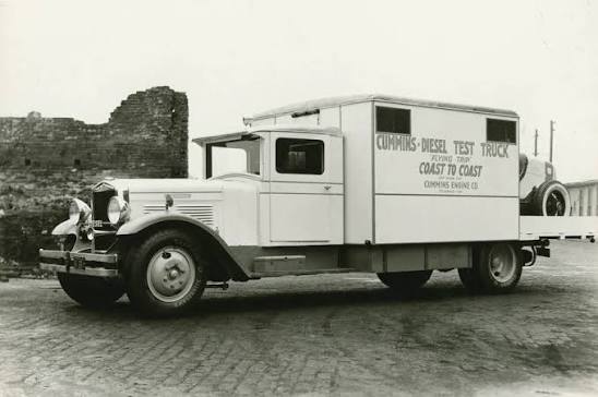 Clessie Cummins' diesel-powered Mack bus