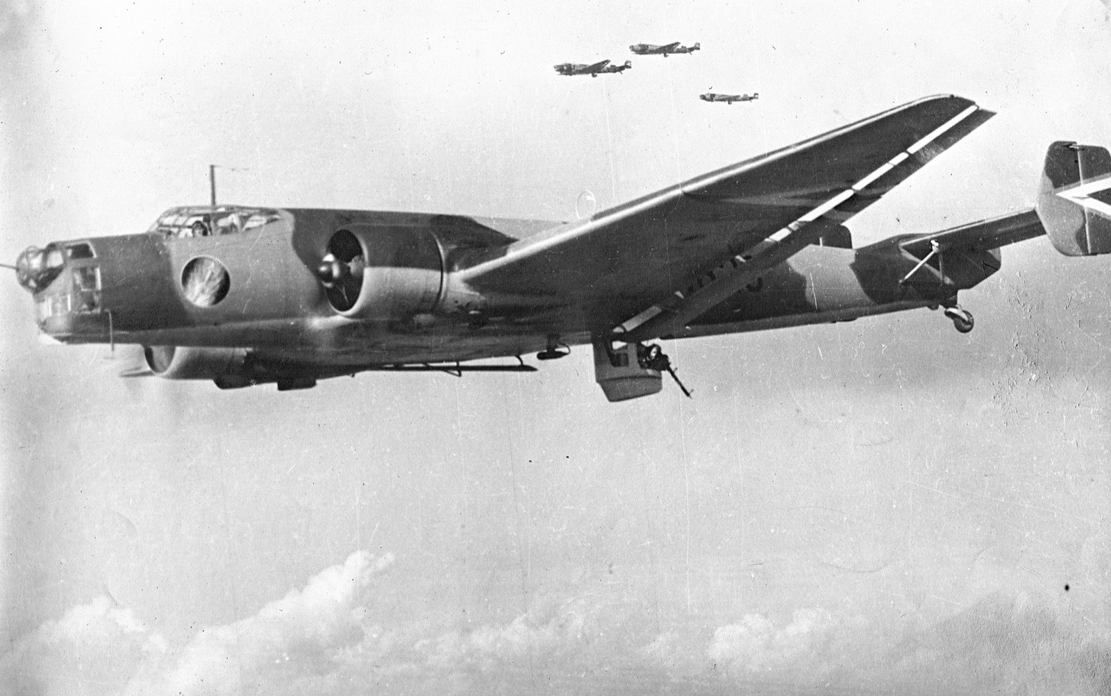 A Junkers Ju 86 diesel-powered aircraft