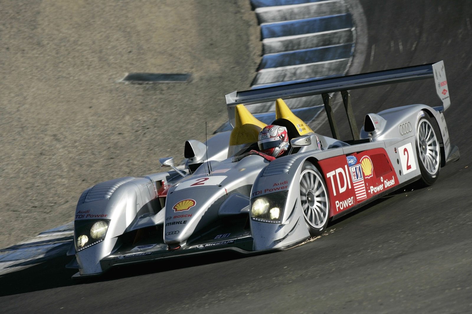 The Audi R10 TDI Le Mans racer