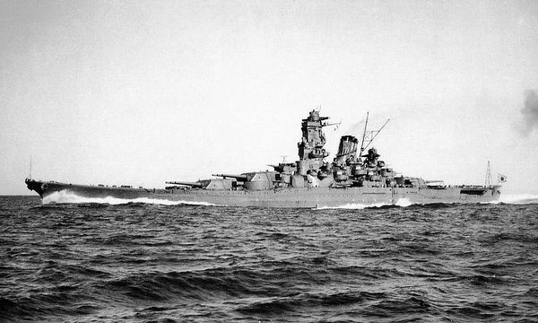The Japanese battleship Yamato