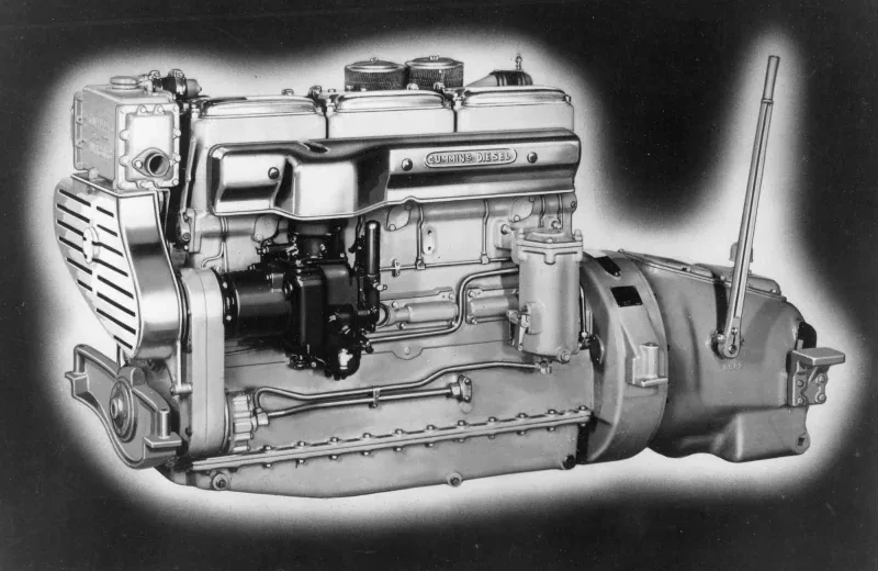 A Cummins diesel engine