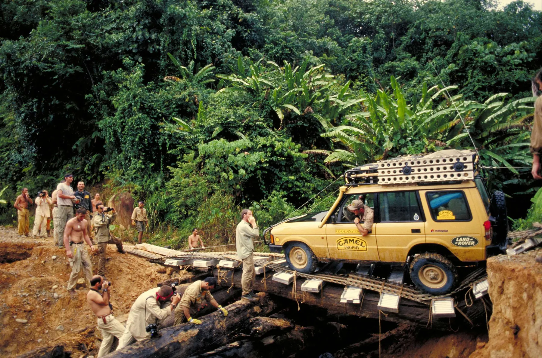 A Camel Trophy Land Rover Discovery