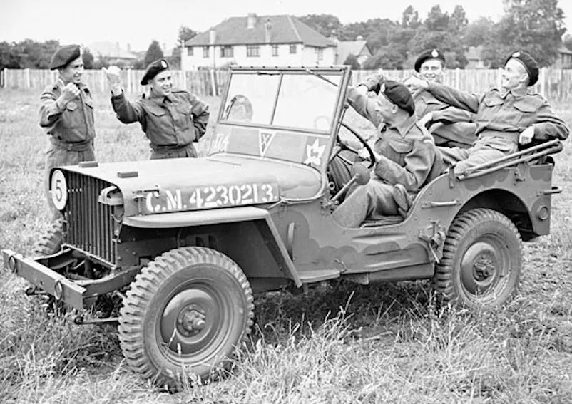 A wartime Willys Jeep
