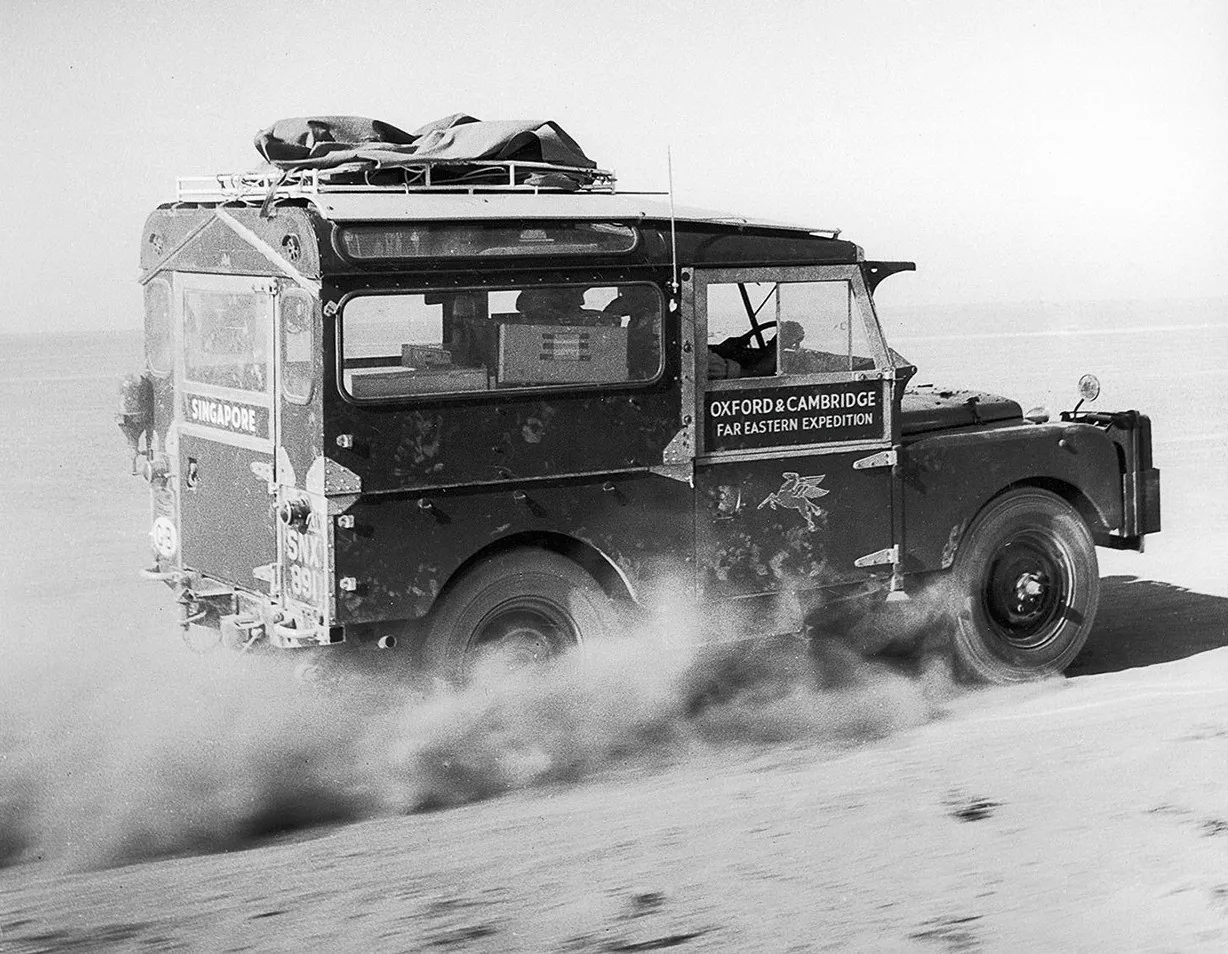 The Oxford and Cambridge Far Eastern Expedition Land Rovers